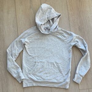 Athleta Girl Light  Gray Hoodie Sweatshirt